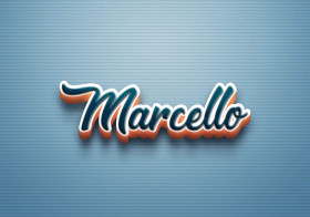 Cursive Name DP: Marcello