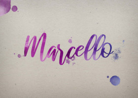Marcello Watercolor Name DP