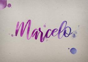 Marcelo Watercolor Name DP
