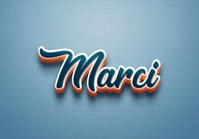 Cursive Name DP: Marci