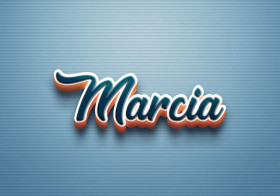 Cursive Name DP: Marcia