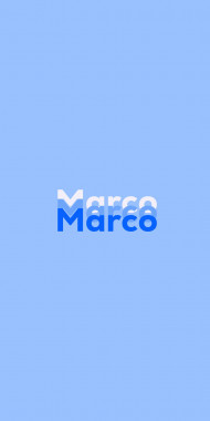 Name DP: Marco