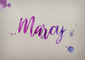 Marcy Watercolor Name DP