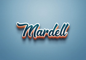 Cursive Name DP: Mardell