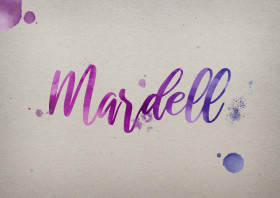 Mardell Watercolor Name DP