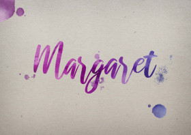 Margaret Watercolor Name DP