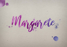 Margarete Watercolor Name DP