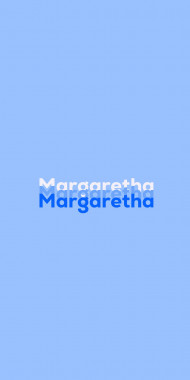 Name DP: Margaretha