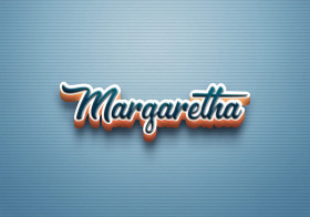 Cursive Name DP: Margaretha