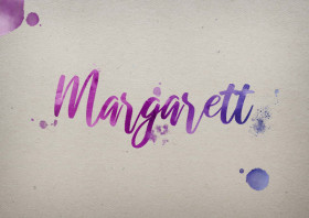 Margarett Watercolor Name DP