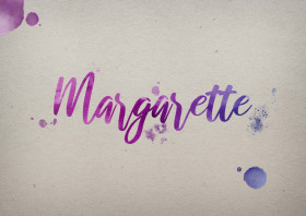 Margarette Watercolor Name DP