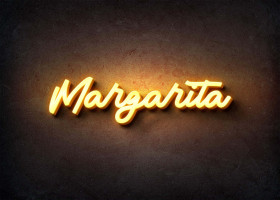 Glow Name Profile Picture for Margarita