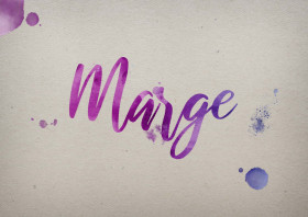 Marge Watercolor Name DP