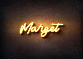 Glow Name Profile Picture for Marget