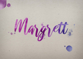 Margrett Watercolor Name DP