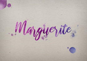 Marguerite Watercolor Name DP