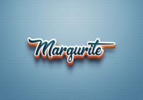 Cursive Name DP: Margurite