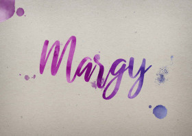 Margy Watercolor Name DP