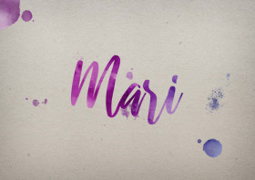 Mari Watercolor Name DP