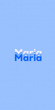 Name DP: Maria