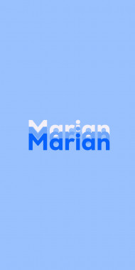 Name DP: Marian
