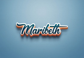 Cursive Name DP: Maribeth