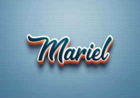 Cursive Name DP: Mariel
