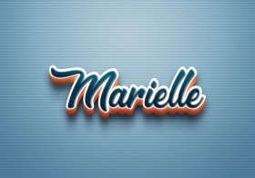 Cursive Name DP: Marielle