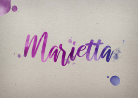 Marietta Watercolor Name DP