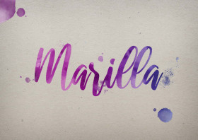 Marilla Watercolor Name DP