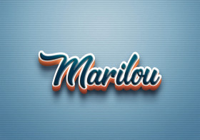 Cursive Name DP: Marilou