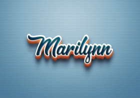 Cursive Name DP: Marilynn