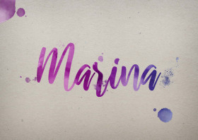 Marina Watercolor Name DP
