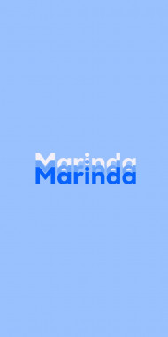 Name DP: Marinda