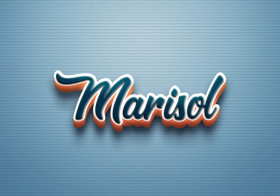 Cursive Name DP: Marisol