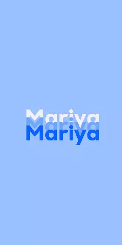 Name DP: Mariya