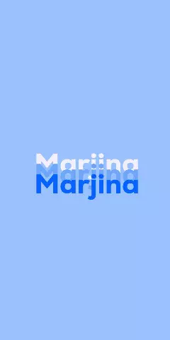 Name DP: Marjina