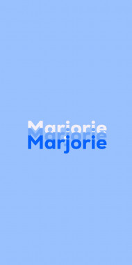 Name DP: Marjorie