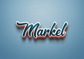 Cursive Name DP: Markel