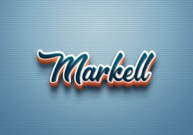 Cursive Name DP: Markell