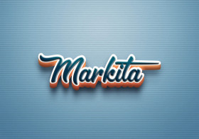 Cursive Name DP: Markita