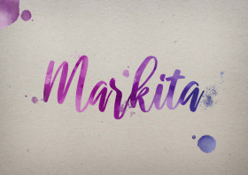 Markita Watercolor Name DP