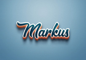 Cursive Name DP: Markus