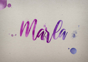 Marla Watercolor Name DP