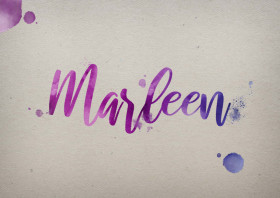 Marleen Watercolor Name DP