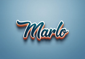 Cursive Name DP: Marlo