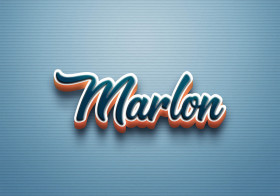 Cursive Name DP: Marlon