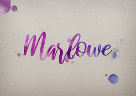 Marlowe Watercolor Name DP