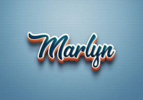 Cursive Name DP: Marlyn