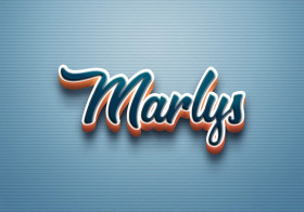 Cursive Name DP: Marlys